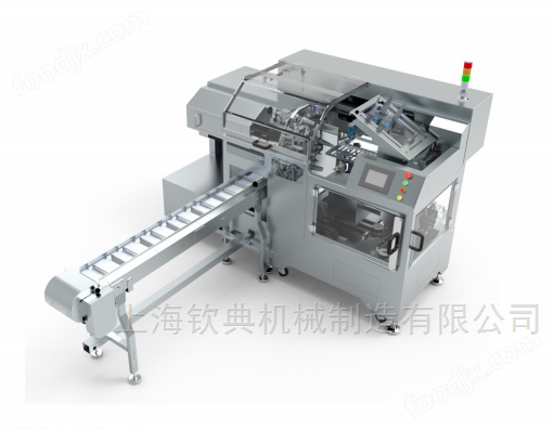 欽典巧克力條洗臉撲全自動給袋式顆粒包裝機