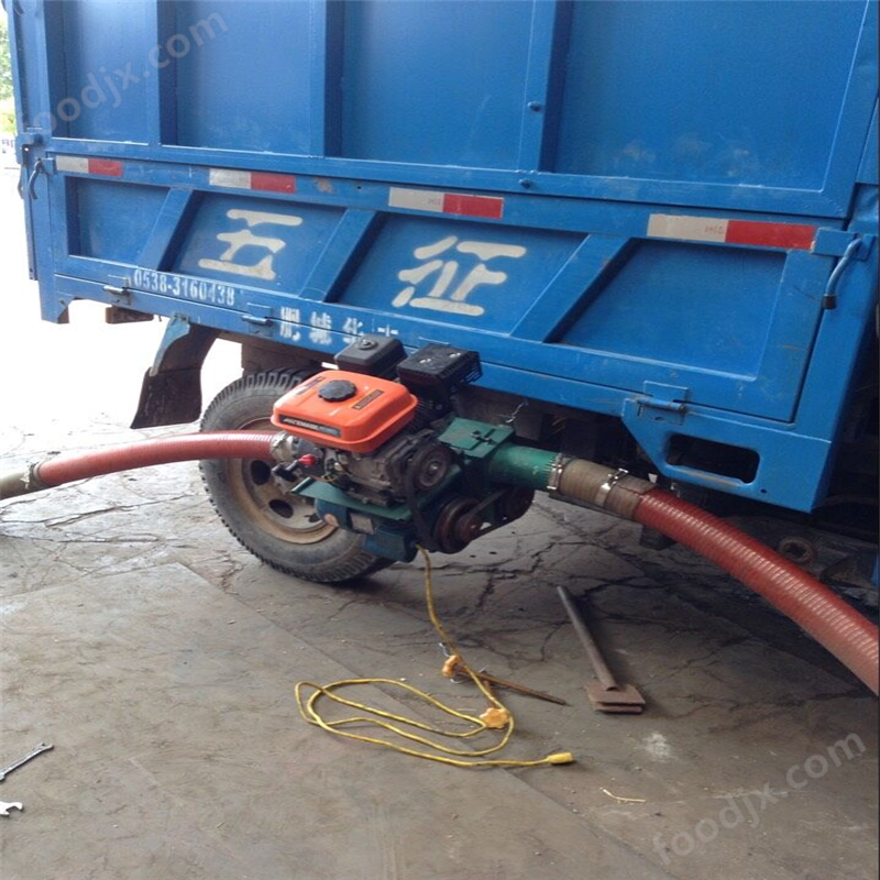 汽油機車載吸糧機 手推式家用小型吸糧機 得鴻車載除塵吸糧機